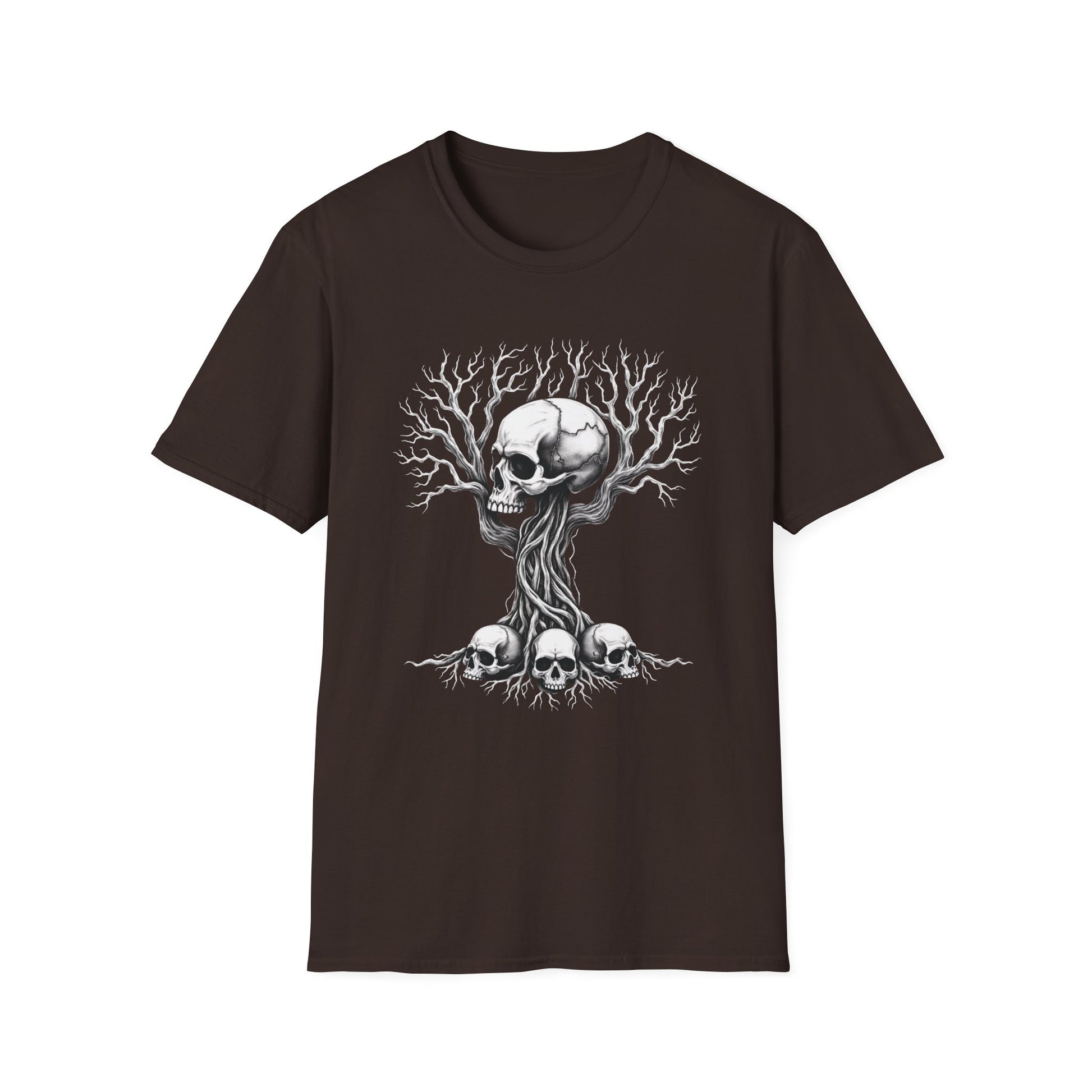 Death Tree graphic t-shirt mockup