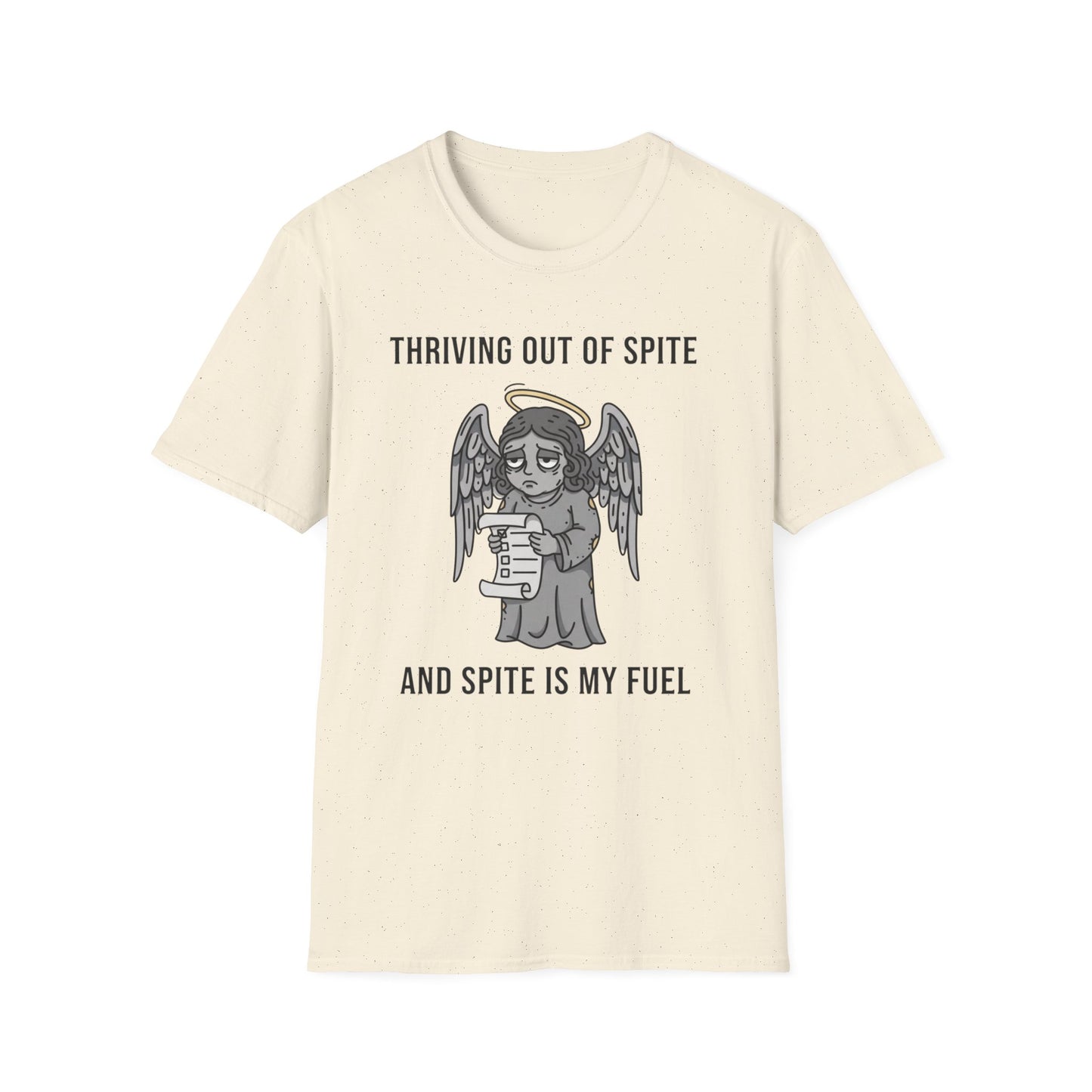 Thriving Out of Spite - Fuel Edition graphic t-shirt mockup