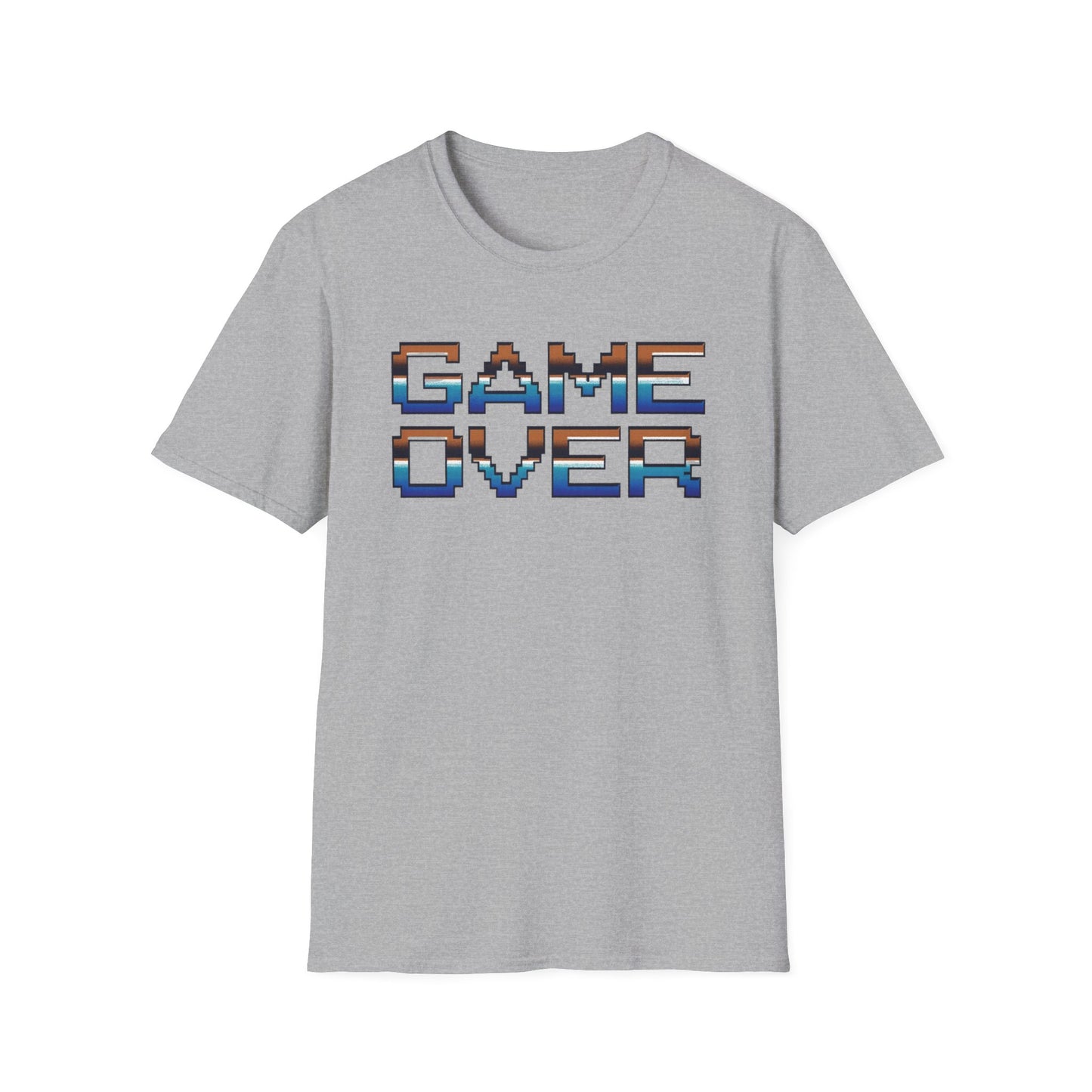 Game Over graphic t-shirt mockup