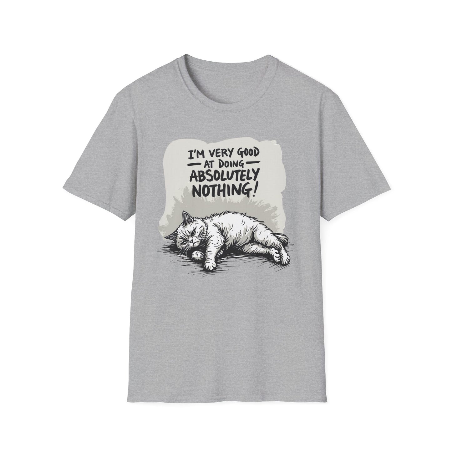 I'm Very Good at Doing Absolutely Nothing graphic t-shirt mockup