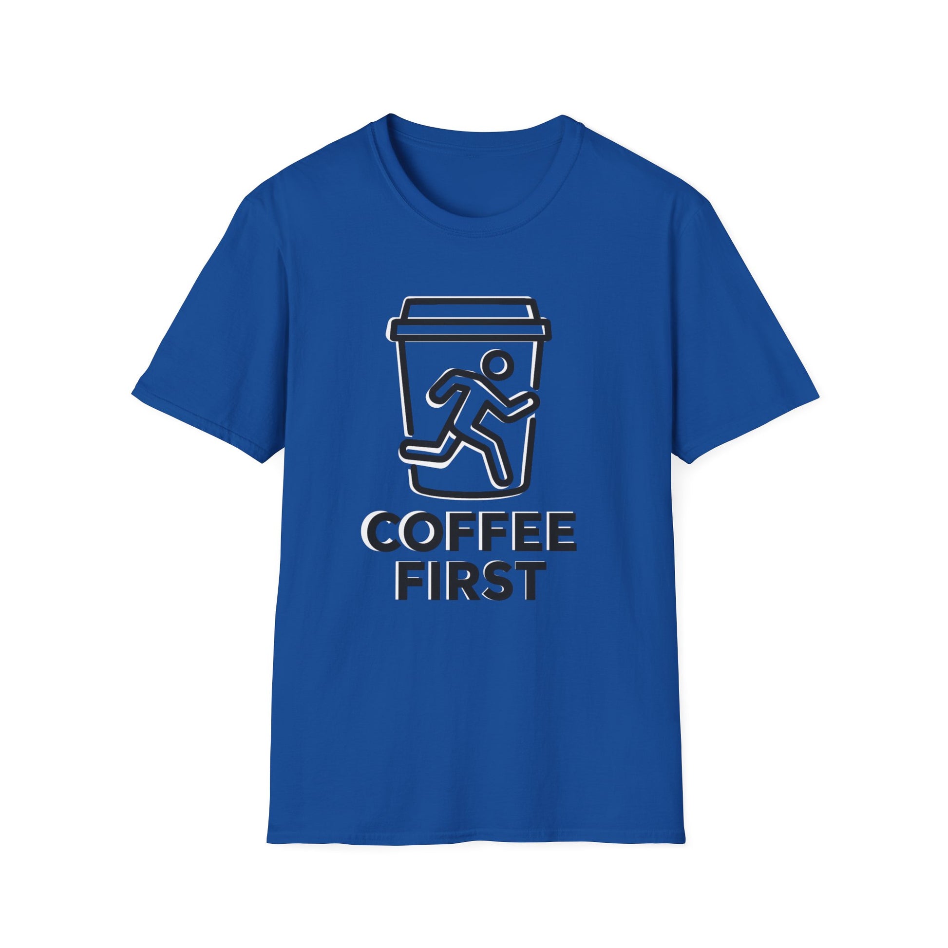 Coffee First graphic t-shirt mockup