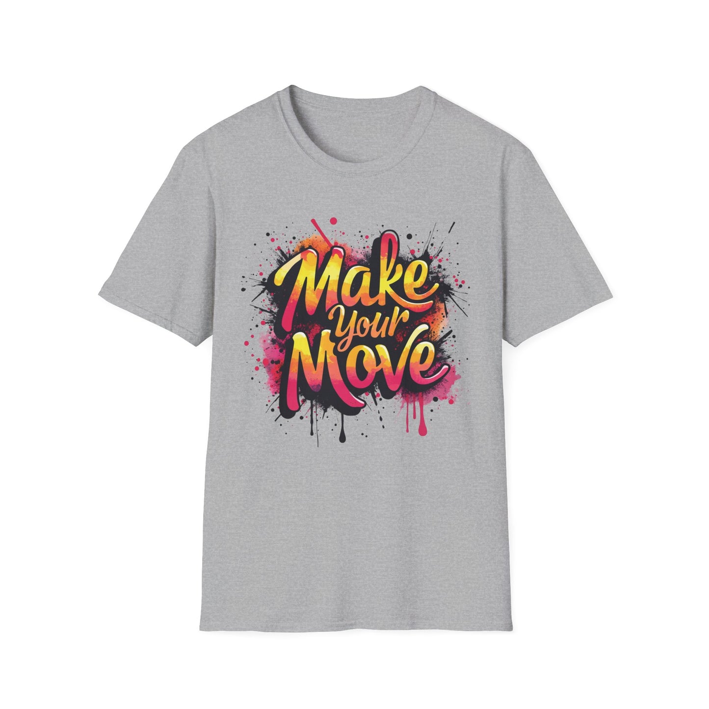 Make Your Move - Retro Edition graphic t-shirt mockup