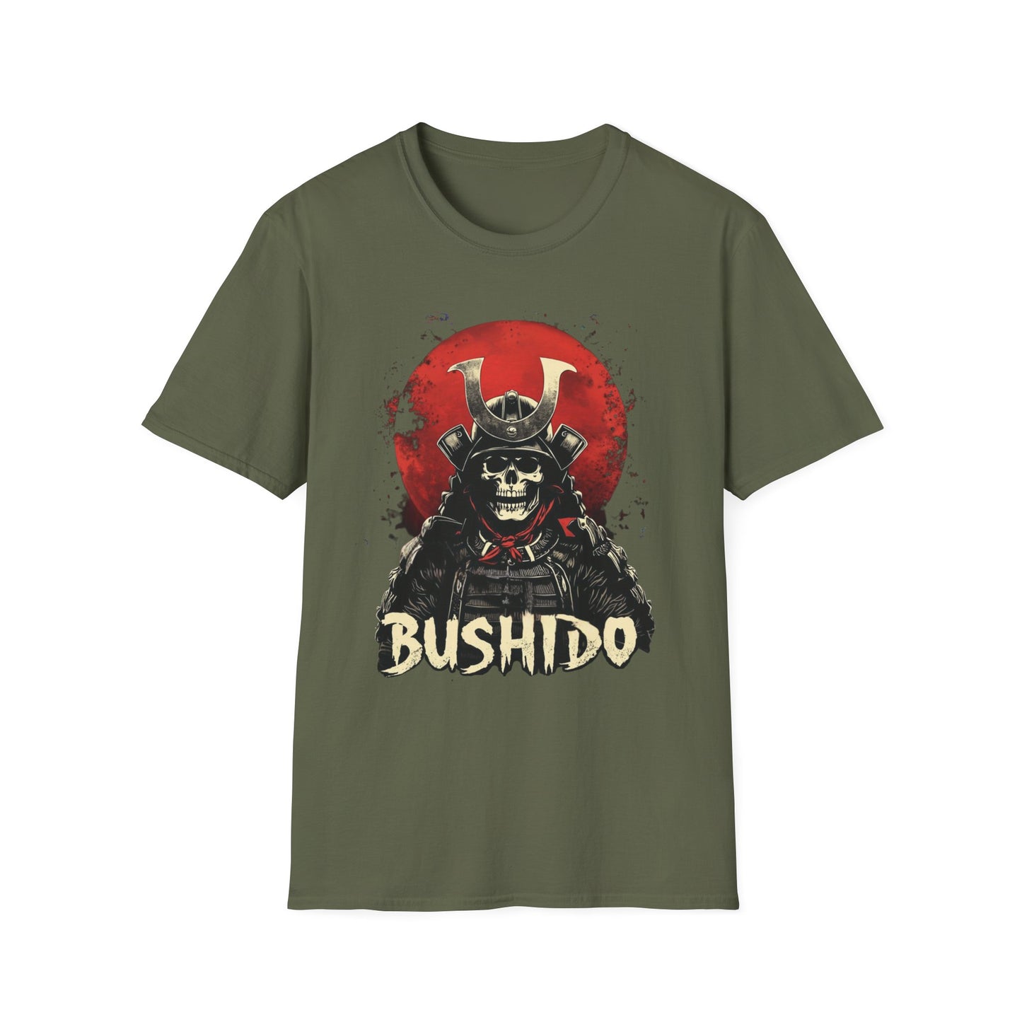 Bushido graphic t-shirt mockup