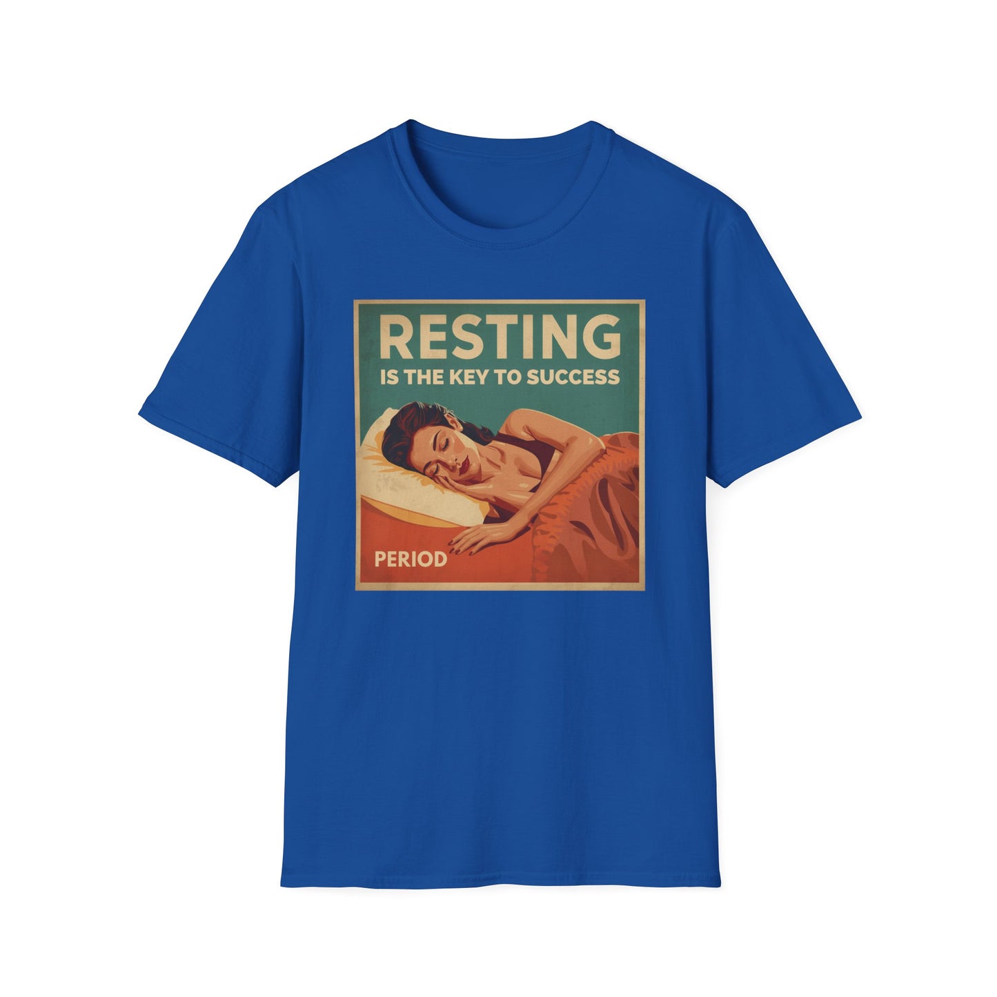 Resting Is the Key to Success graphic t-shirt mockup