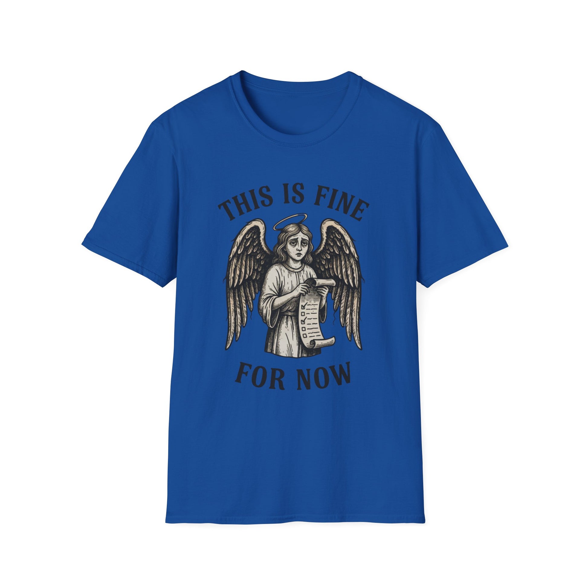 This Is Fine for Now - Sketch Edition graphic t-shirt mockup