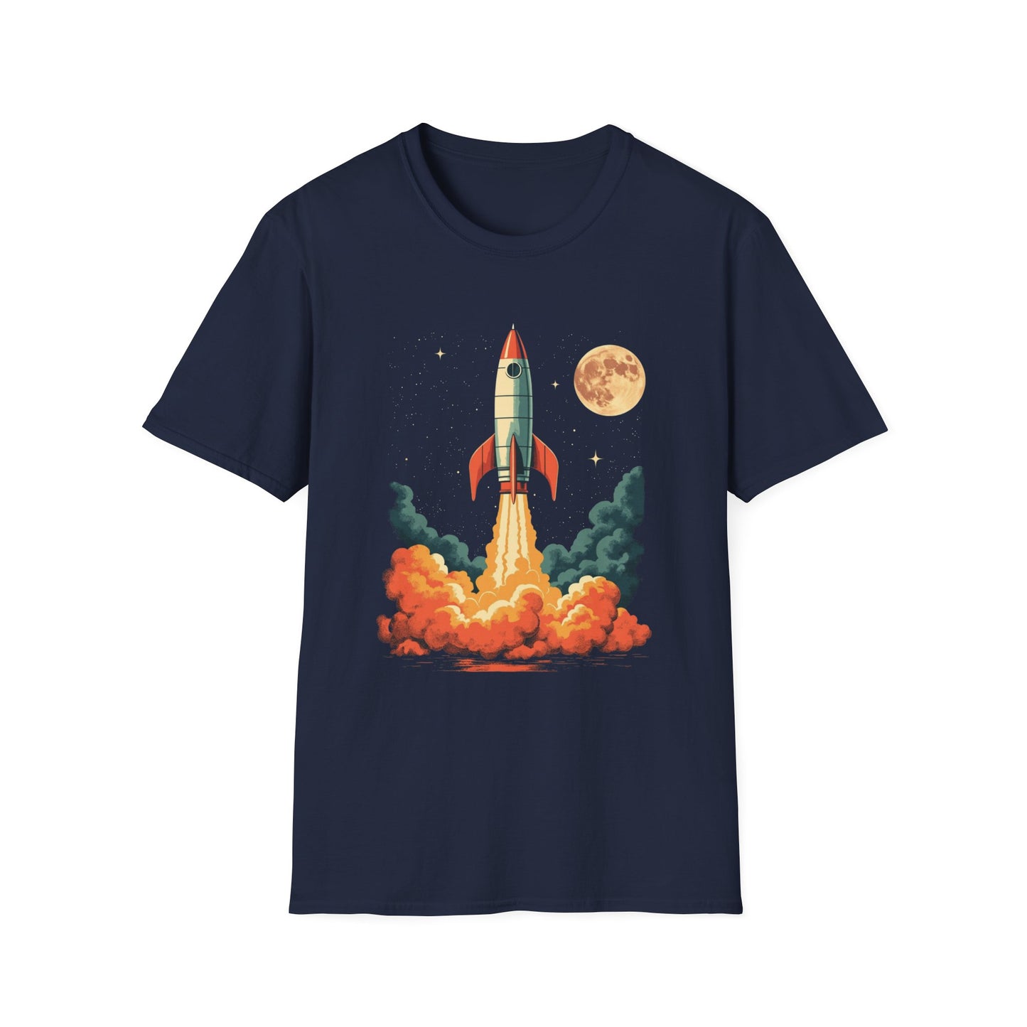 See You on the Moon - Skeleton Edition graphic t-shirt mockup