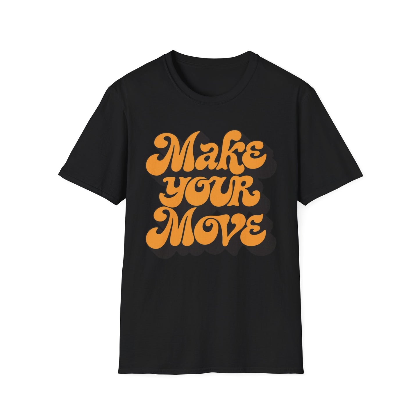 Make Your Move graphic t-shirt mockup