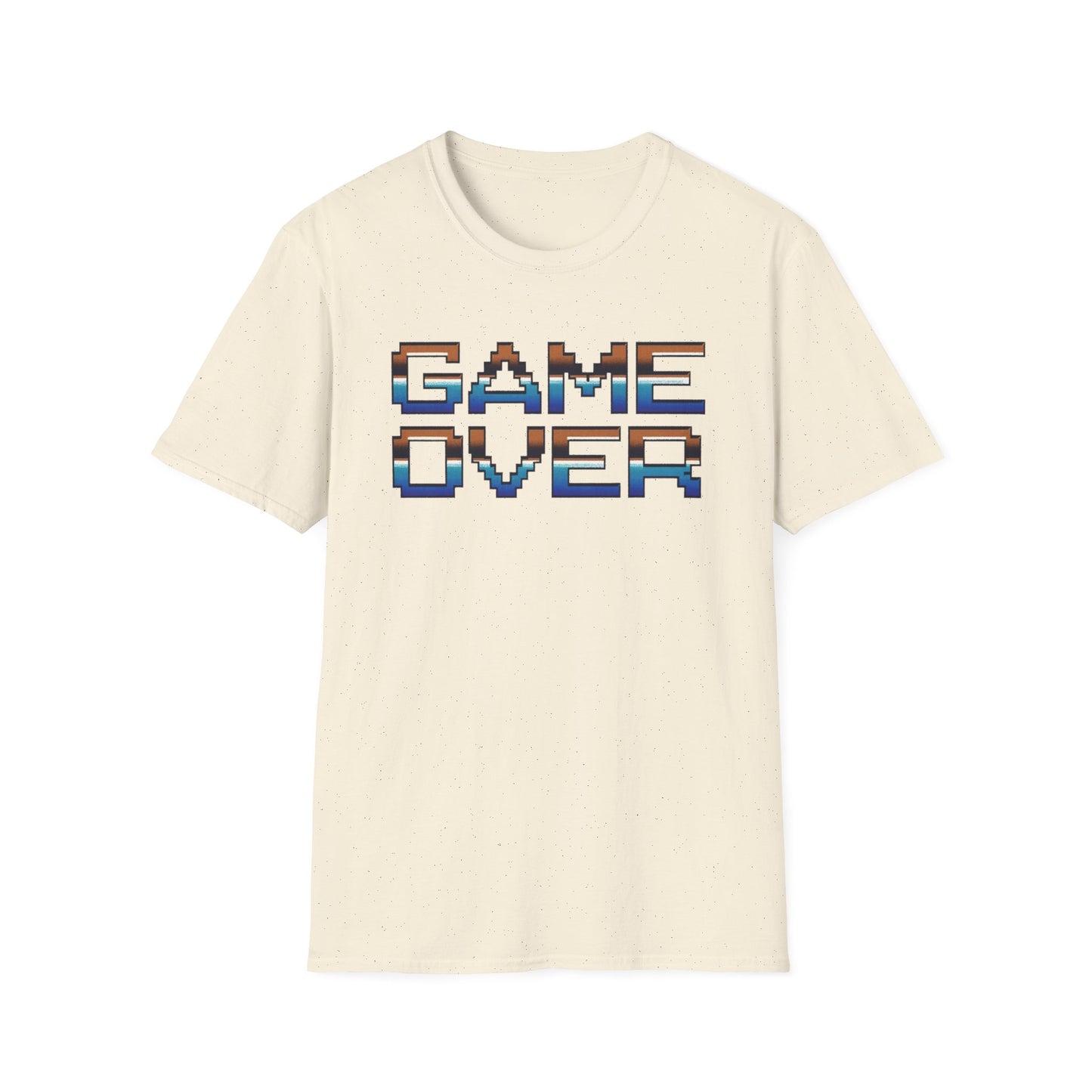 Game Over graphic t-shirt mockup