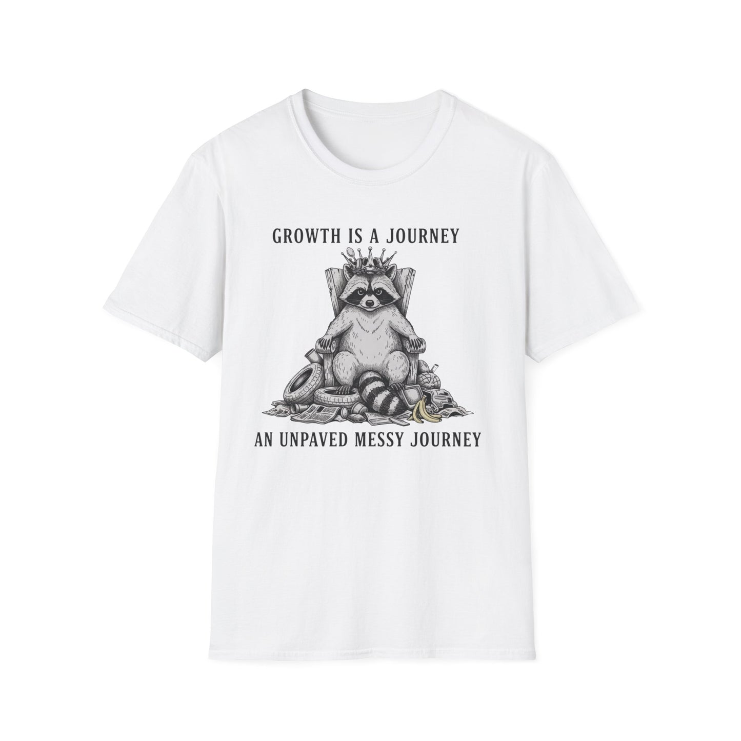 Growth Is a Journey - Unpaved Edition graphic t-shirt mockup