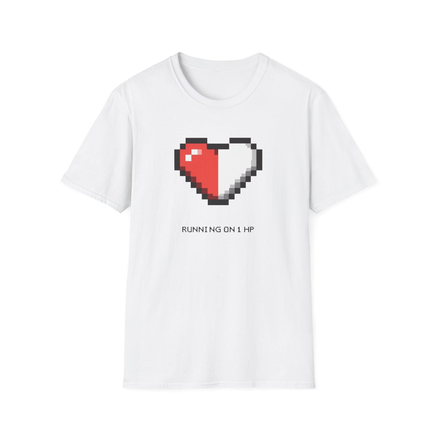 Running on 1 HP graphic t-shirt mockup