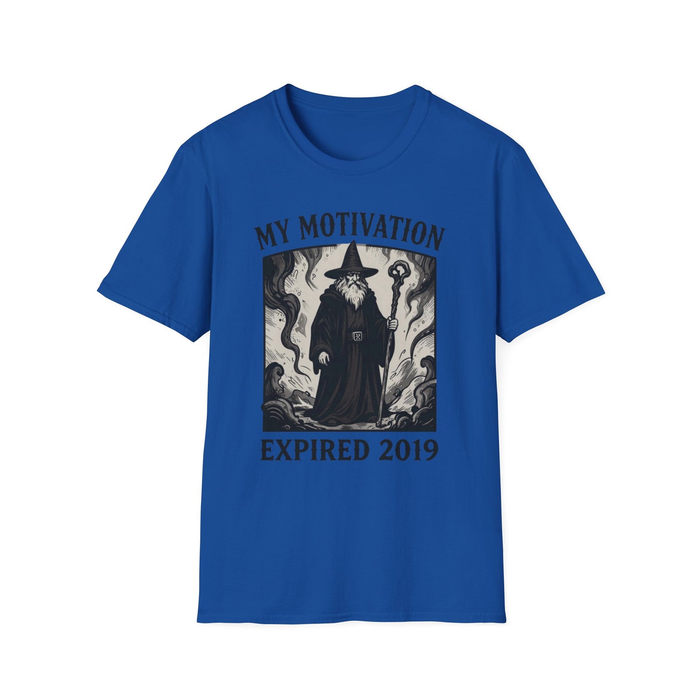 My Motivation Expired 2019 graphic t-shirt mockup