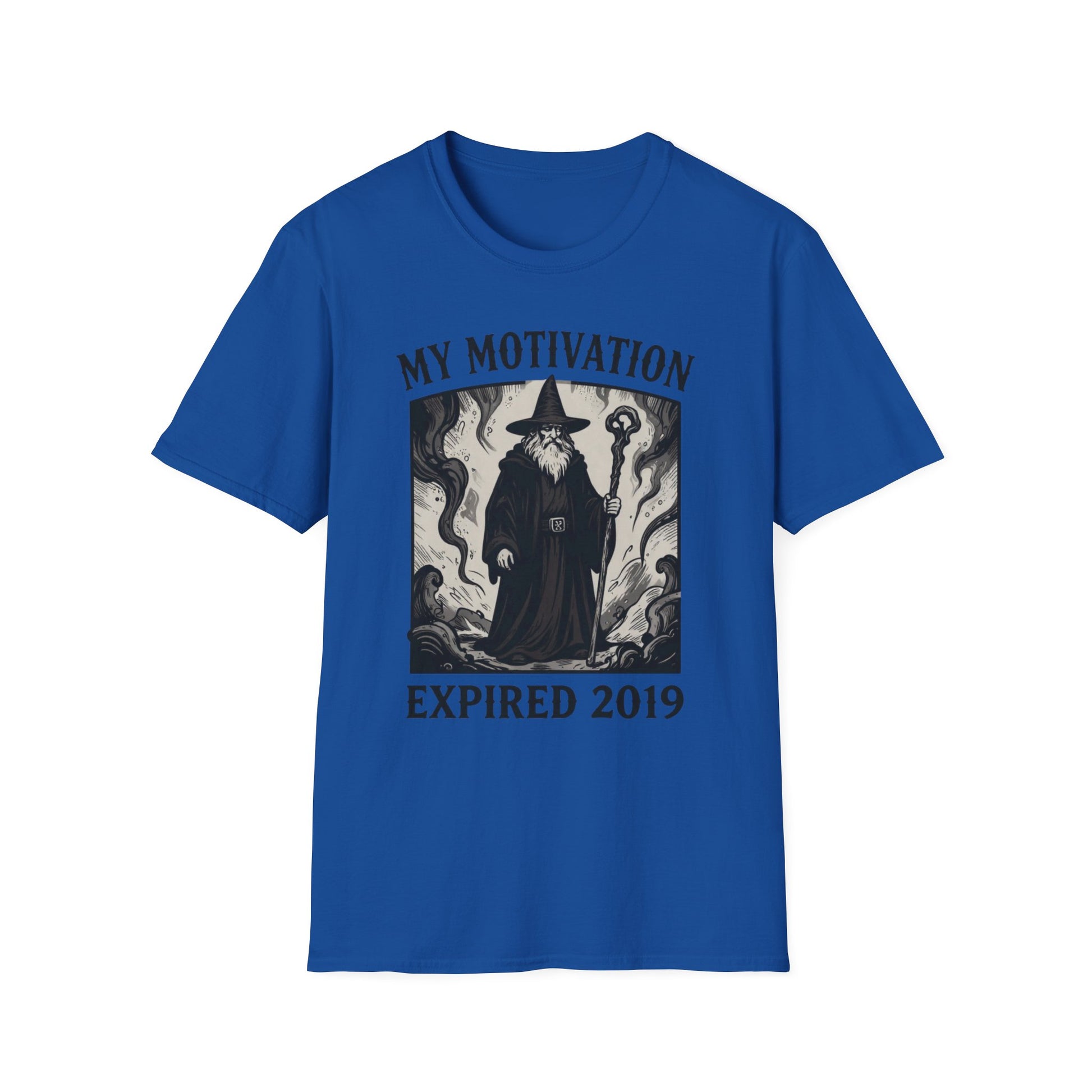 My Motivation Expired 2019 graphic t-shirt mockup