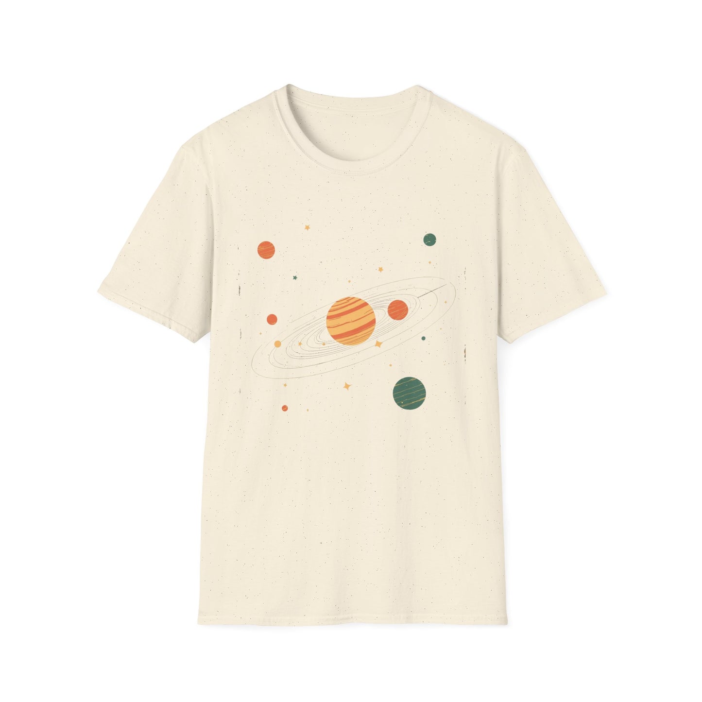 Solar System graphic t-shirt mockup