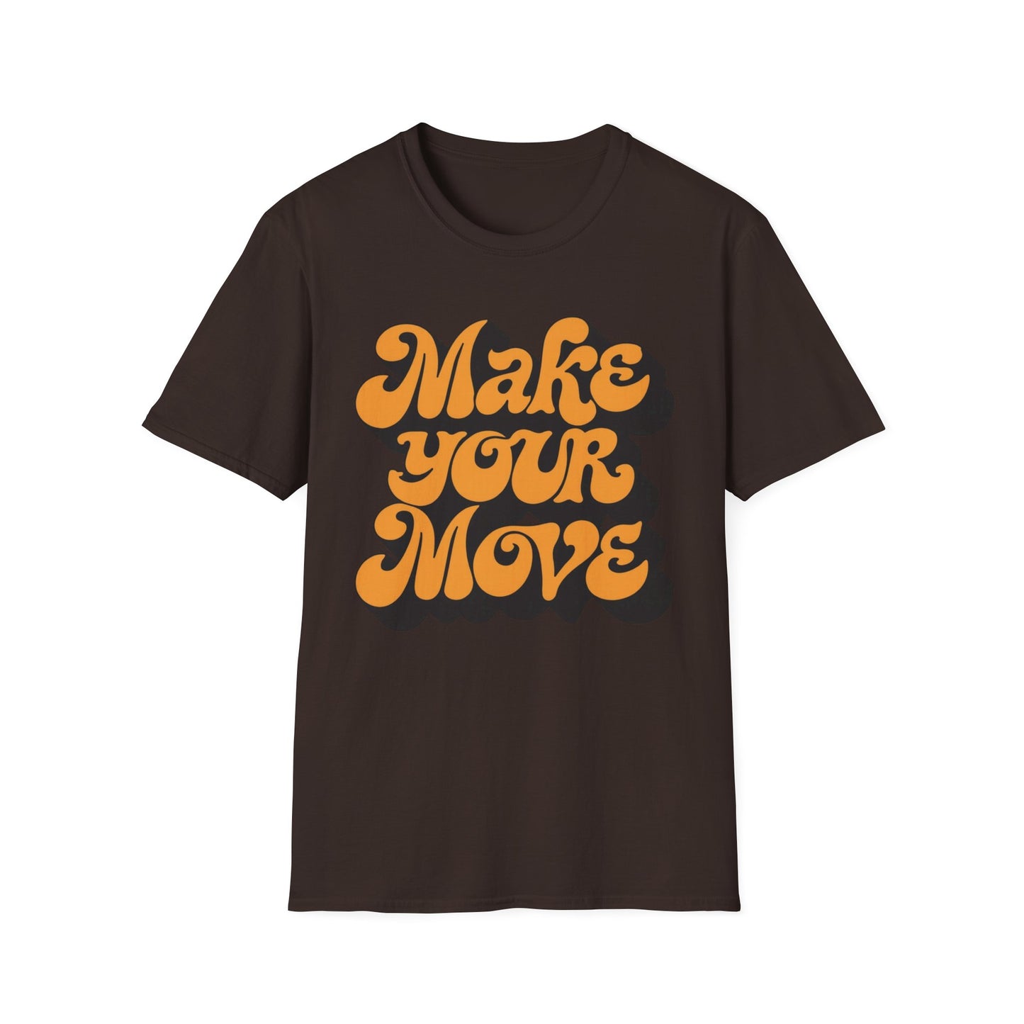 Make Your Move graphic t-shirt mockup