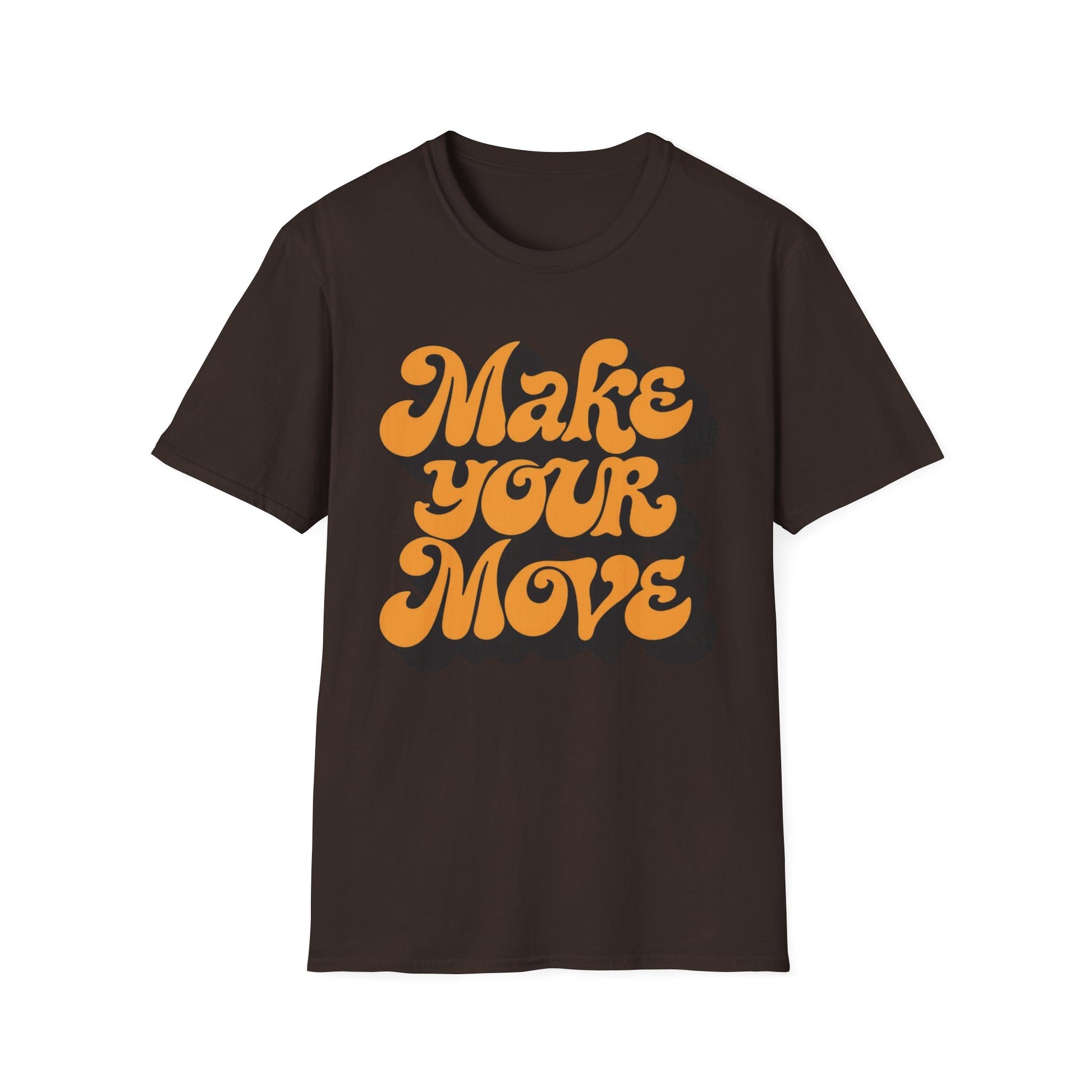 Make Your Move graphic t-shirt mockup