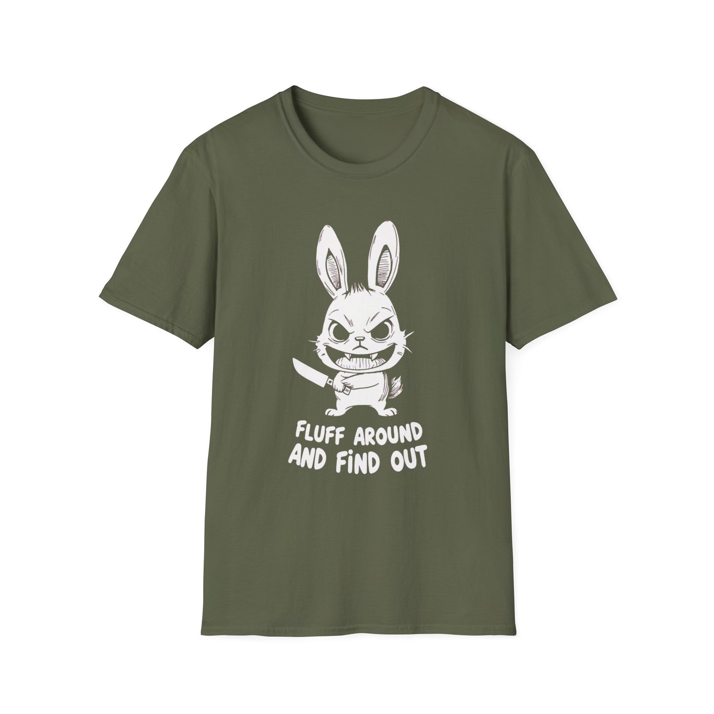 Fluff Around and Find Out graphic t-shirt mockup