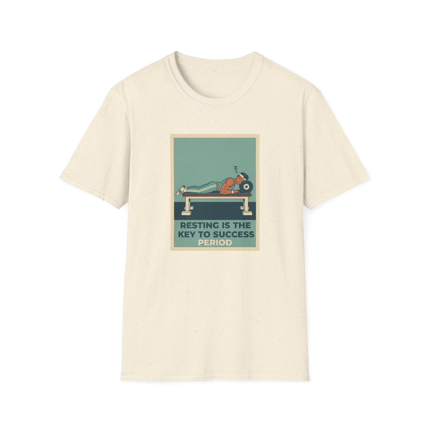Resting Is the Key to Success graphic t-shirt mockup