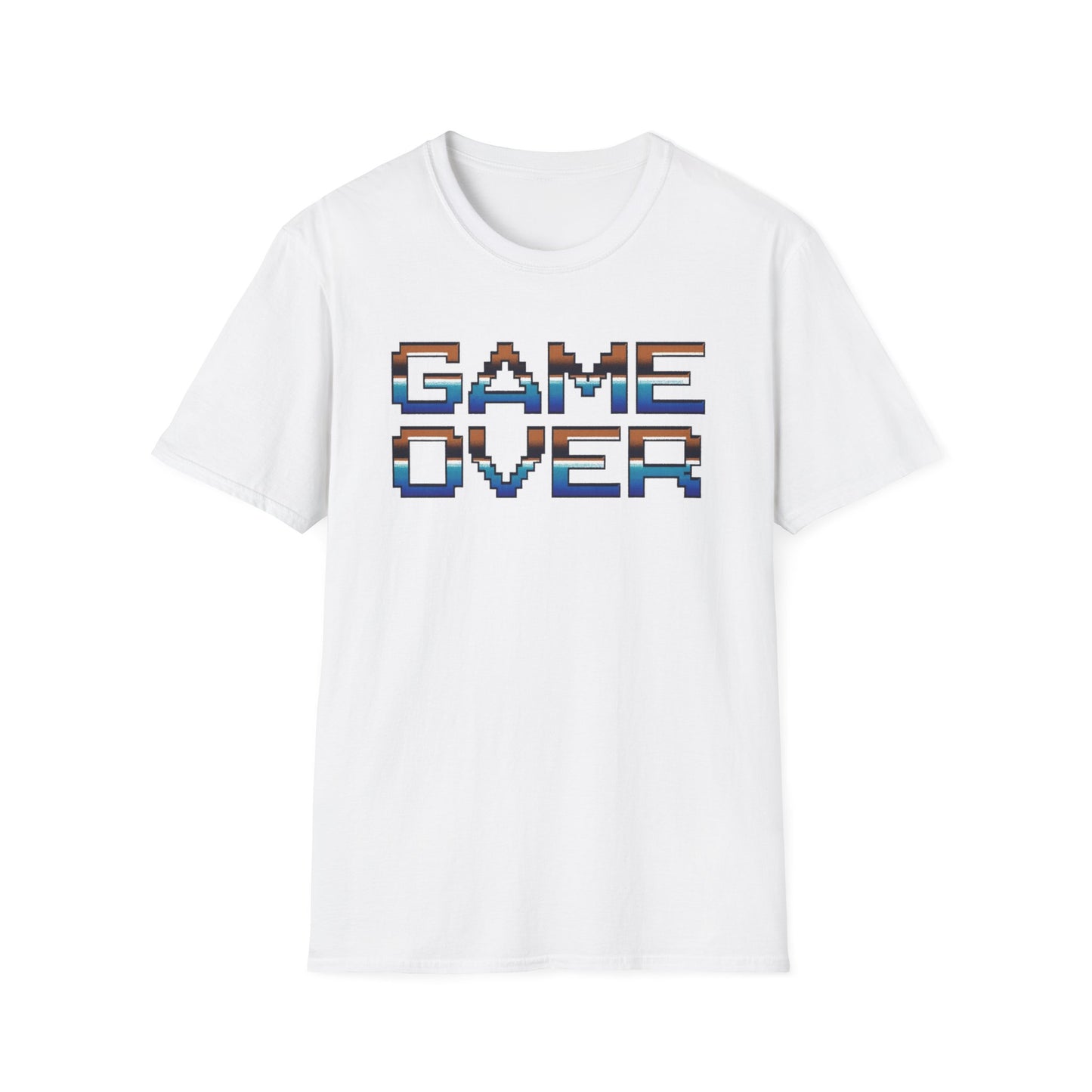 Game Over graphic t-shirt mockup