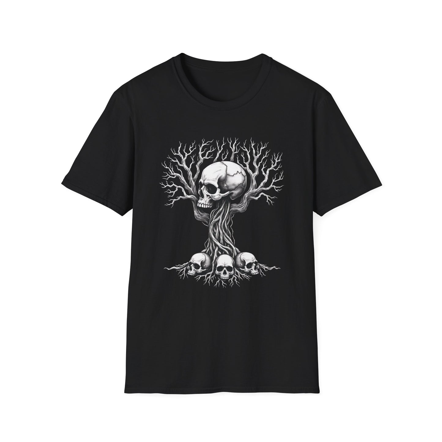 Death Tree graphic t-shirt mockup