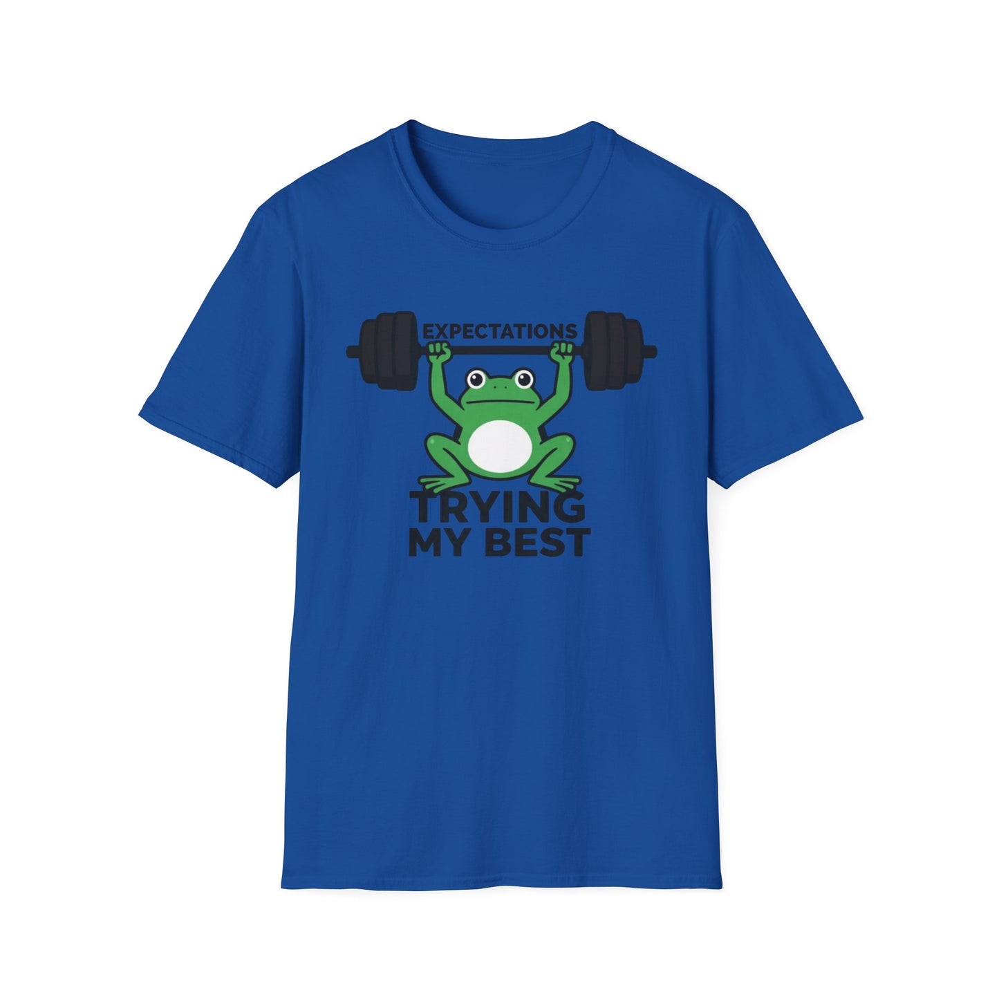 Expectation: Trying My Best graphic t-shirt mockup