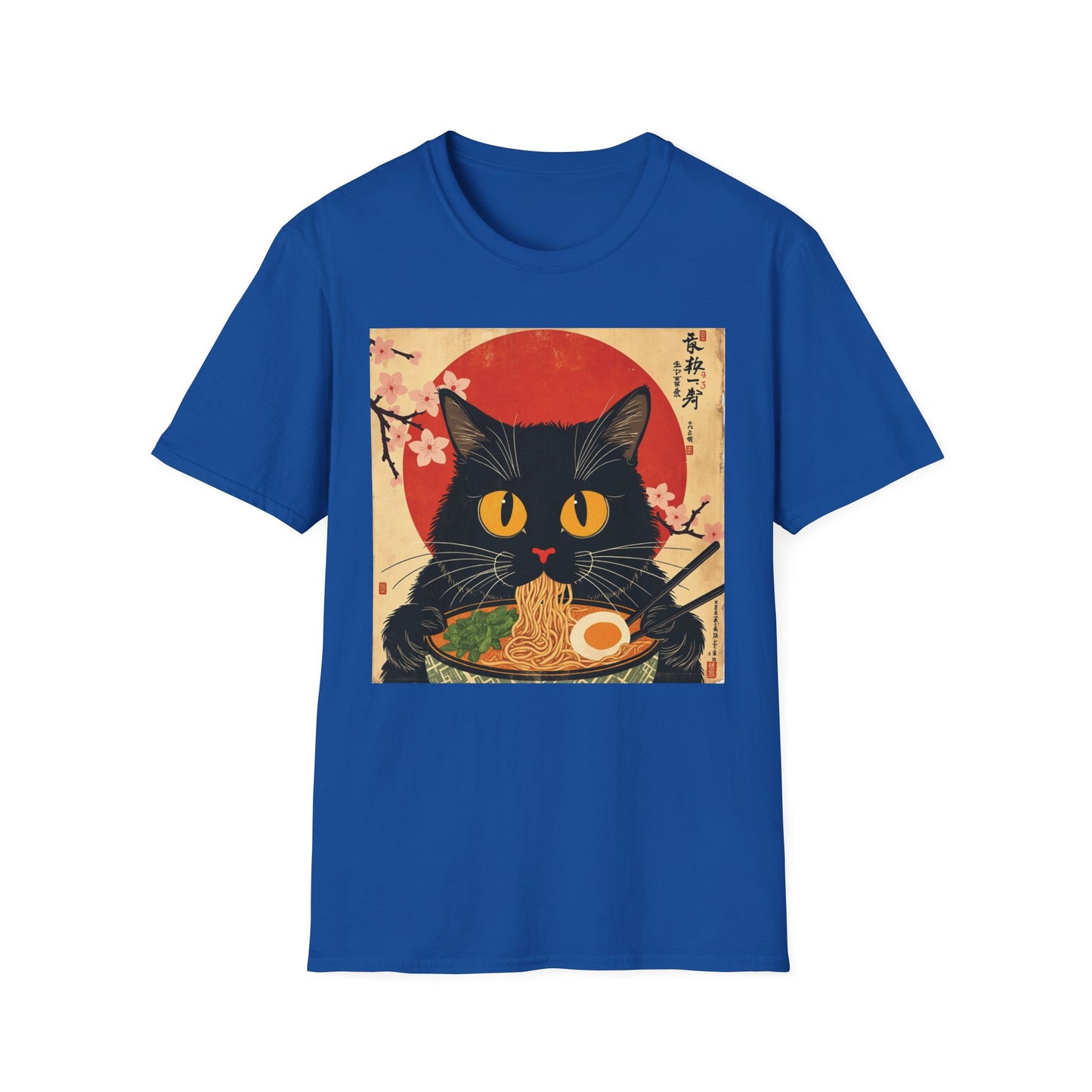Ramen Cat - Poster Edition graphic t-shirt mockup