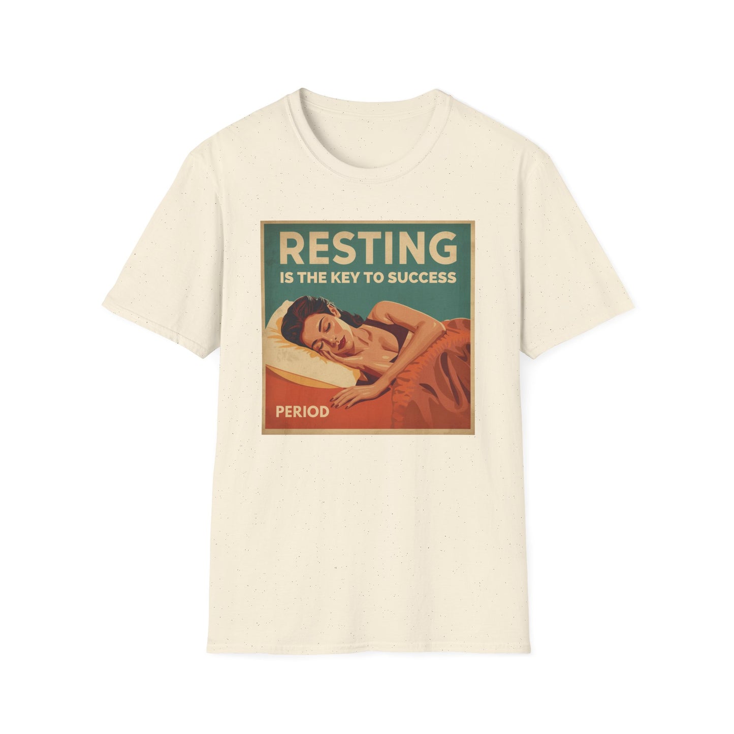 Resting Is the Key to Success graphic t-shirt mockup