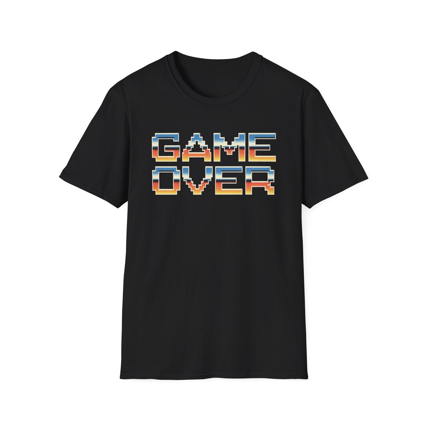 Game Over graphic t-shirt mockup