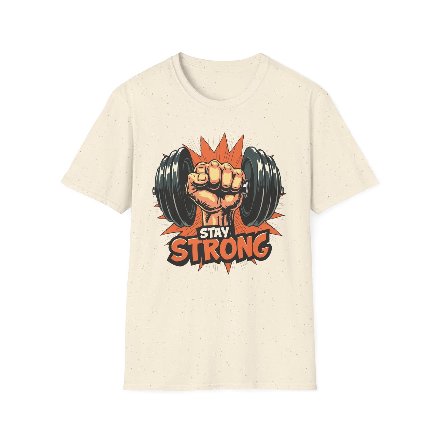Stay Strong graphic t-shirt mockup