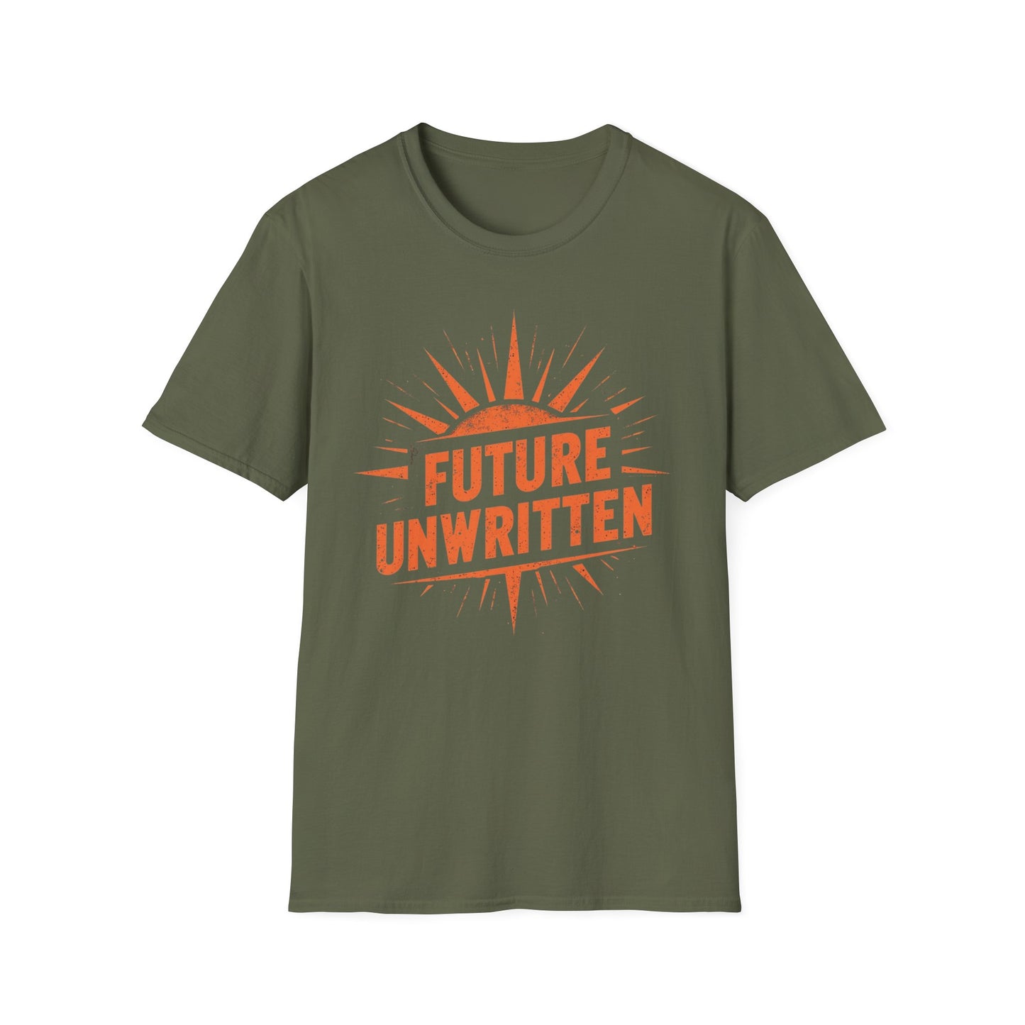 Future Unwritten graphic t-shirt mockup