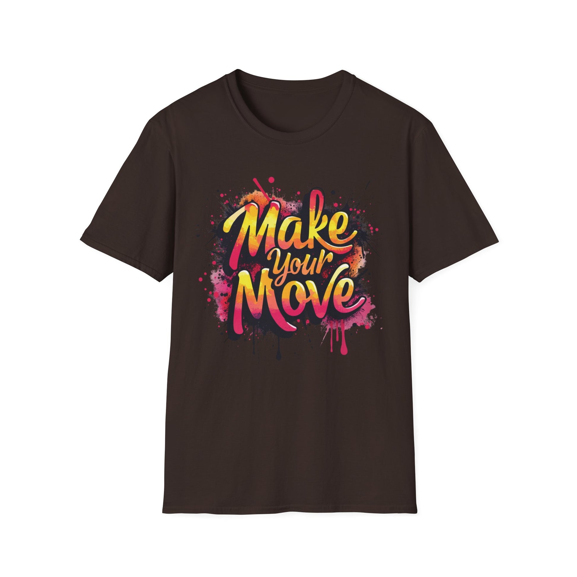 Make Your Move - Retro Edition graphic t-shirt mockup